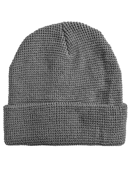 Knitted Beanie Waffle Look