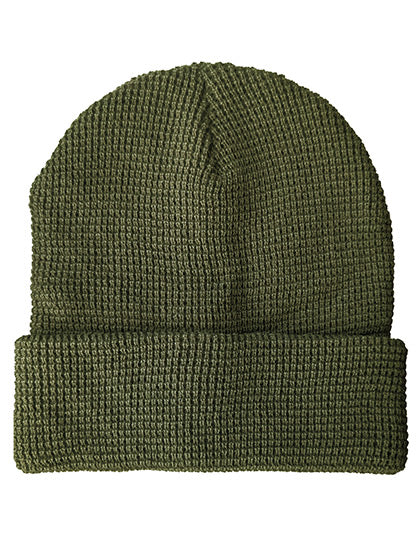 Knitted Beanie Waffle Look