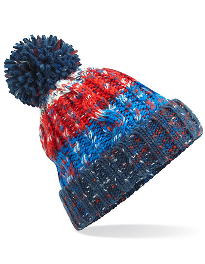 Corkscrew Pom Pom Beanie