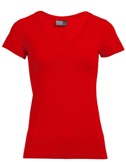 Women´s Slim Fit V-Neck-T L-Shop