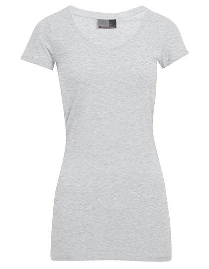 Women´s Slim Fit V-Neck-T Long L-Shop