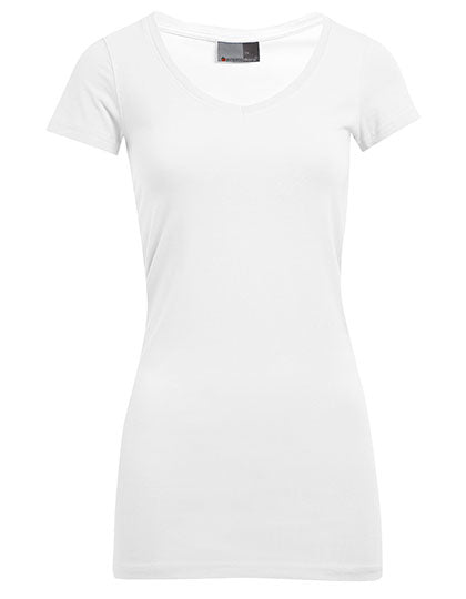 Women´s Slim Fit V-Neck-T Long L-Shop