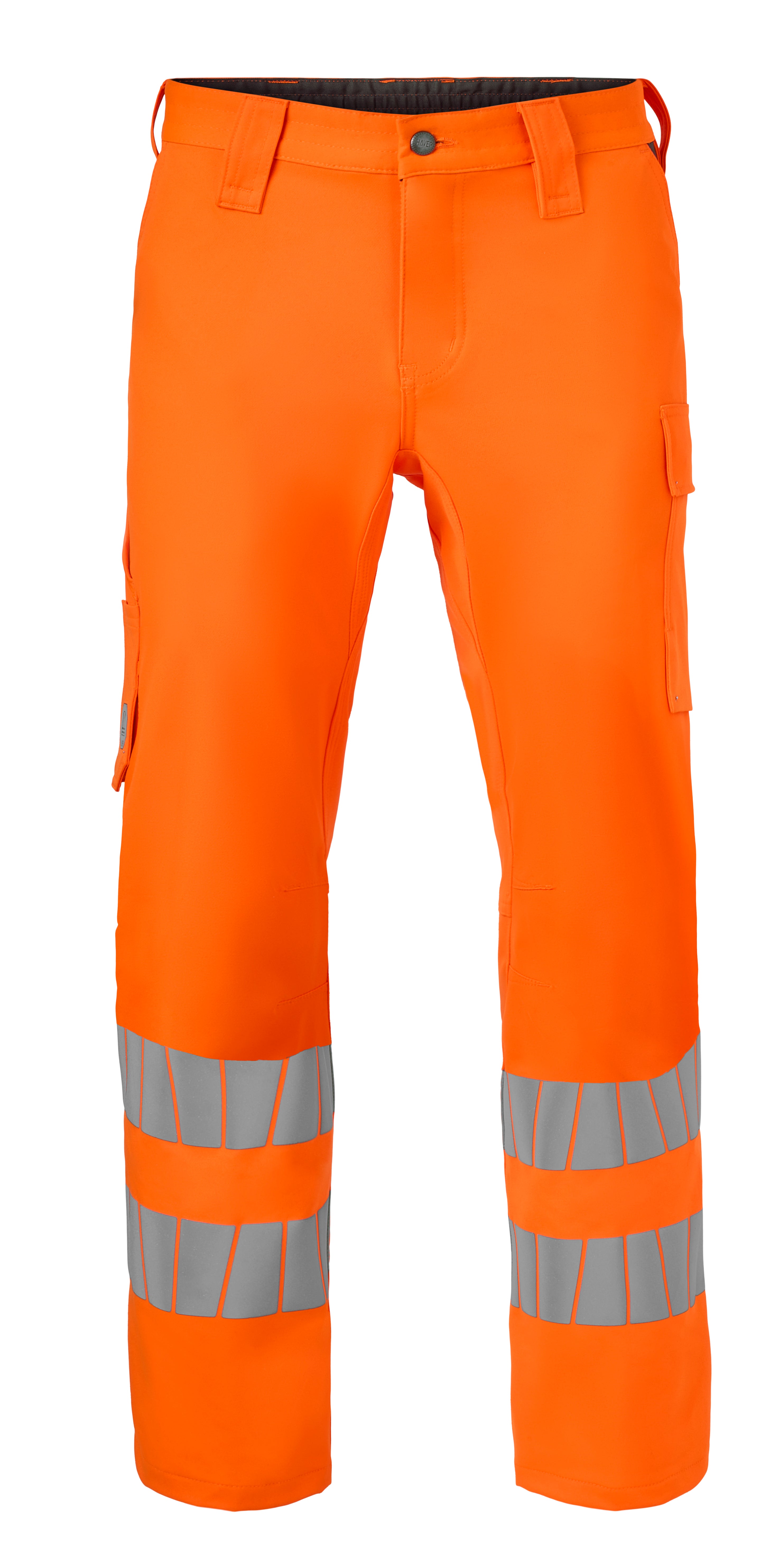 Work Trousers Stretch HAVEP® RWS+ - high vis orange/charcoal