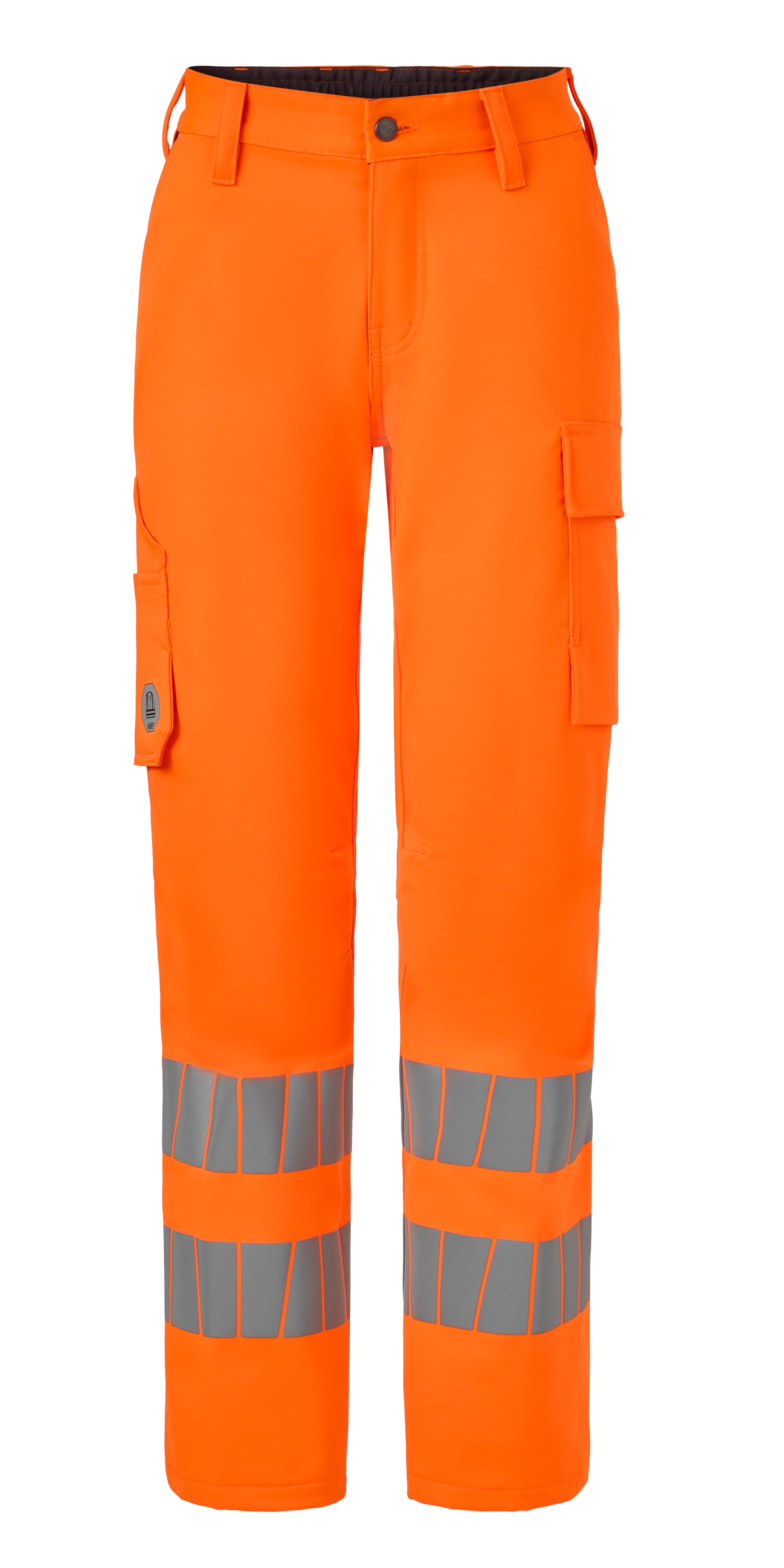 Work Trousers Ladies Stretch HAVEP® RWS+ - high vis orange/charcoal