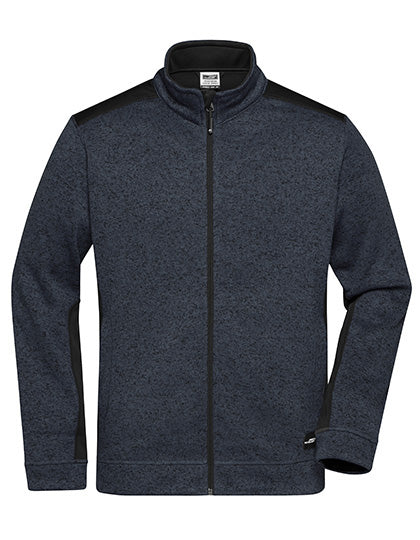 Men´s Knitted Workwear Fleece Jacket -STRONG- L-Shop