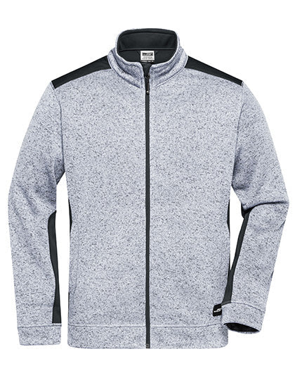 Men´s Knitted Workwear Fleece Jacket -STRONG- L-Shop