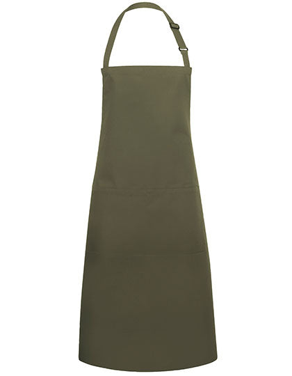 Bib Apron Basic With Pocket And Buckle