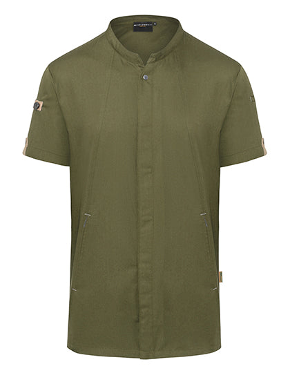 Short Sleeve Chef Jacket Green-Generation