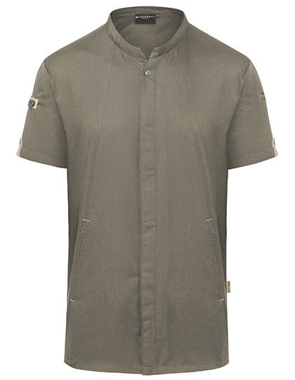 Short Sleeve Chef Jacket Green-Generation