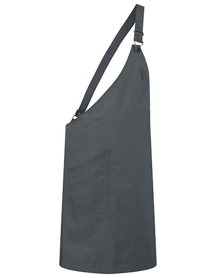 Asymmetrical Bib Apron Classic With Pocket