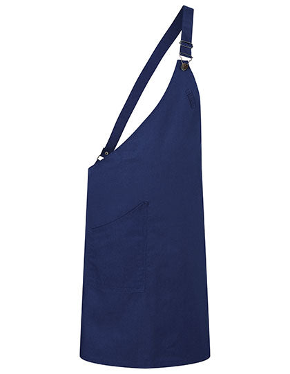 Asymmetrical Bib Apron Classic With Pocket