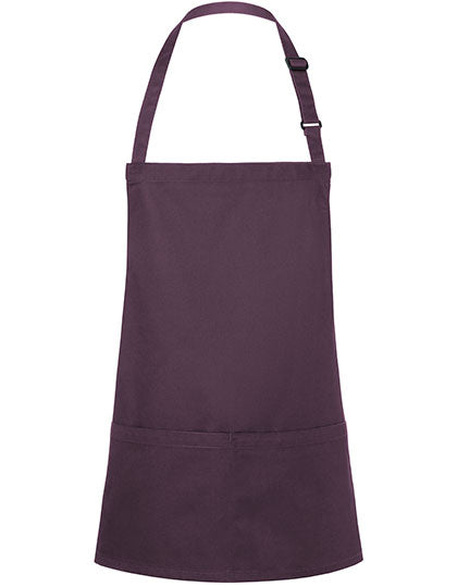 Short Bib Apron Basic With Buckle And Pocket