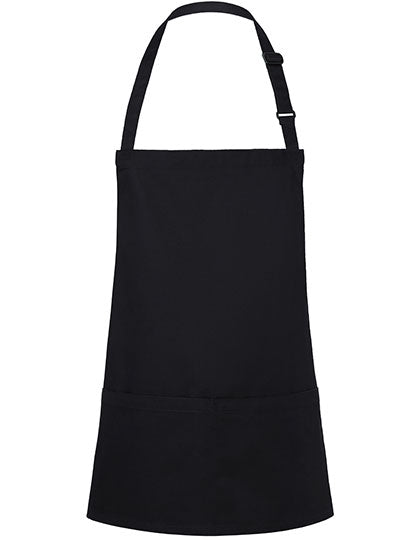 Short Bib Apron Basic With Buckle And Pocket
