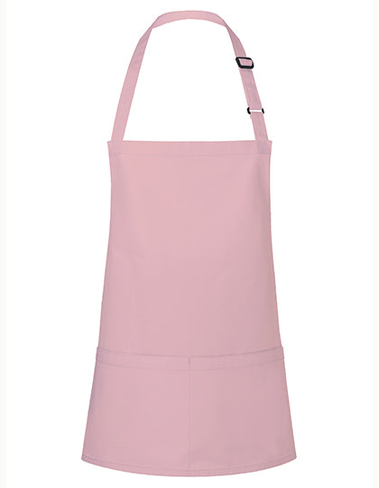 Short Bib Apron Basic With Buckle And Pocket