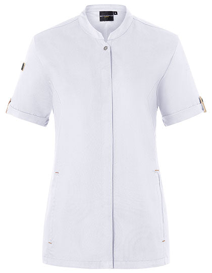 Ladies Chefs Jacket Green-Generation Short Sleeve