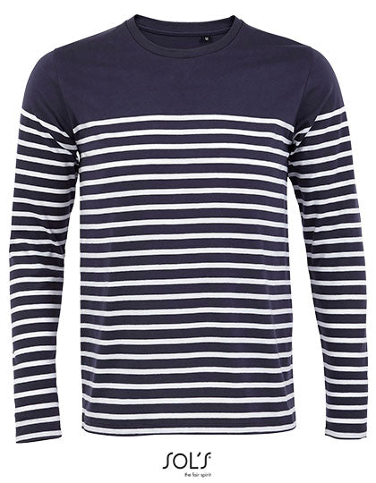 Men´s Long Sleeve Striped T-Shirt Matelot L-Shop