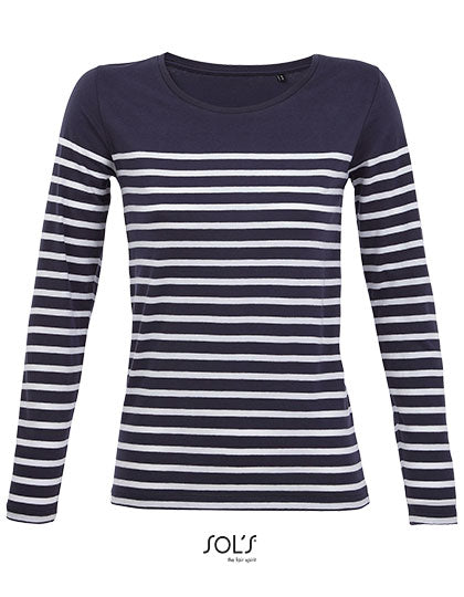 Women´s Long Sleeve Striped T-Shirt Matelot L-Shop