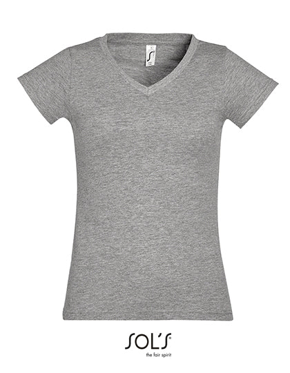 Women´s V-Neck-T-Shirt Moon L-Shop