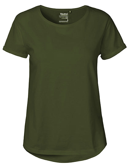 Ladies´ Roll Up Sleeve T-Shirt L-Shop