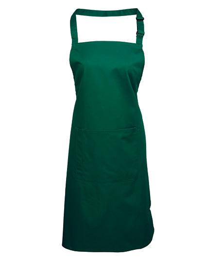 Colours Collection Bib Apron With Pocket