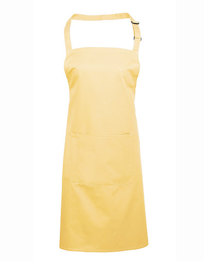 Colours Collection Bib Apron With Pocket
