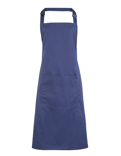 Colours Collection Bib Apron With Pocket
