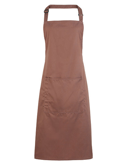 Colours Collection Bib Apron With Pocket