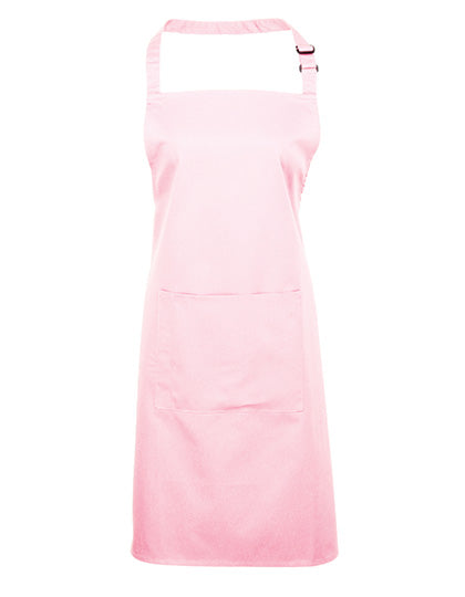 Colours Collection Bib Apron With Pocket