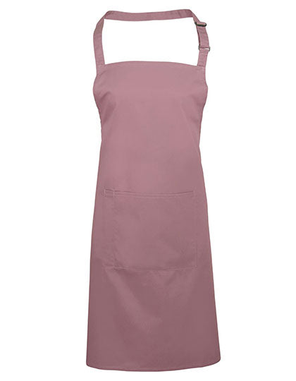 Colours Collection Bib Apron With Pocket