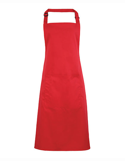 Colours Collection Bib Apron With Pocket