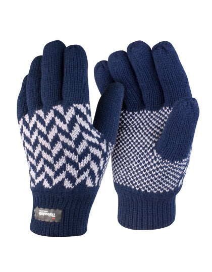 Pattern Thinsulate Glove L-Shop