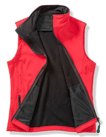 Women´s Printable Softshell Bodywarmer with Recycled Fleece Inner L-Shop