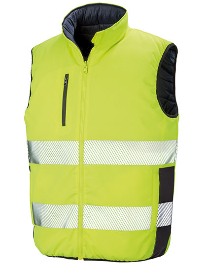 Reversible Soft Padded Safety Gilet L-Shop