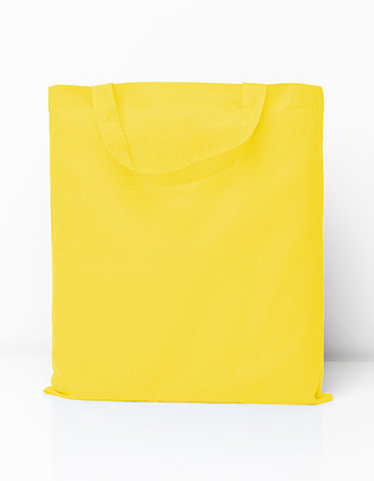 Cotton Bag Colored Short Handles