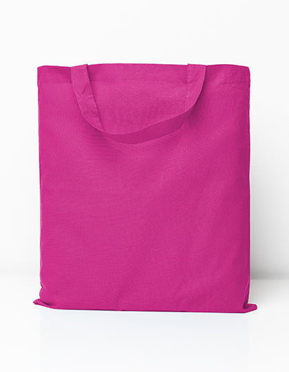 Cotton Bag Colored Short Handles
