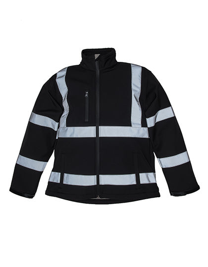 Hi-Vis 2 Bands & Braces Softshell Jacket L-Shop