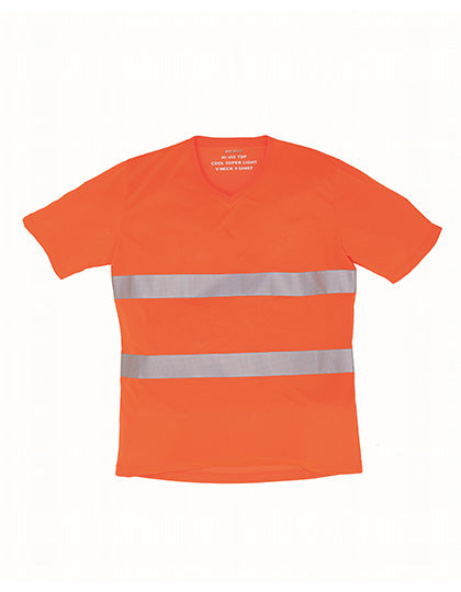 Hi-Vis Top Cool Super Light V-Neck T-Shirt L-Shop
