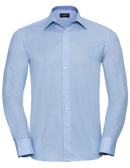 Men's Long Sleeve Tailored Oxford Shirt L-Shop
