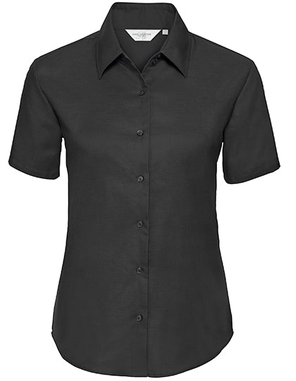 Ladies' Short Sleeve Tailored Oxford Shirt L-Shop