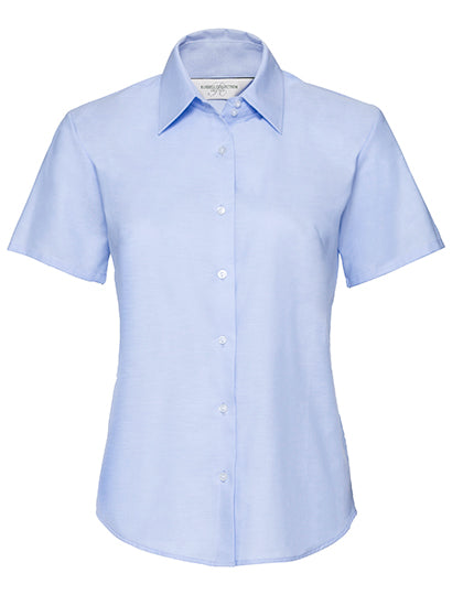 Ladies' Short Sleeve Tailored Oxford Shirt L-Shop