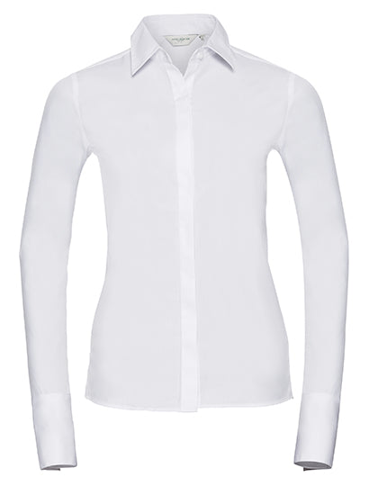 Ladies' Long Sleeve Fitted Ultimate Stretch Shirt L-Shop
