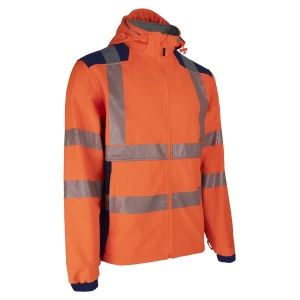 NEBULO Softshell Jacket GROrange HV/Navy