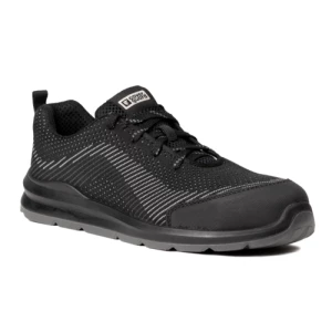 MILERITE SAFETY SHOES LOW BLACK AND GREY S.