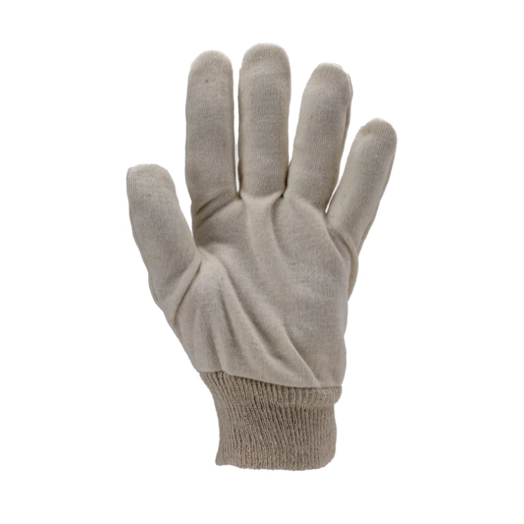 EUROLITE 4110 Cotton interlock gloves, knit wrist, 40gr, S.