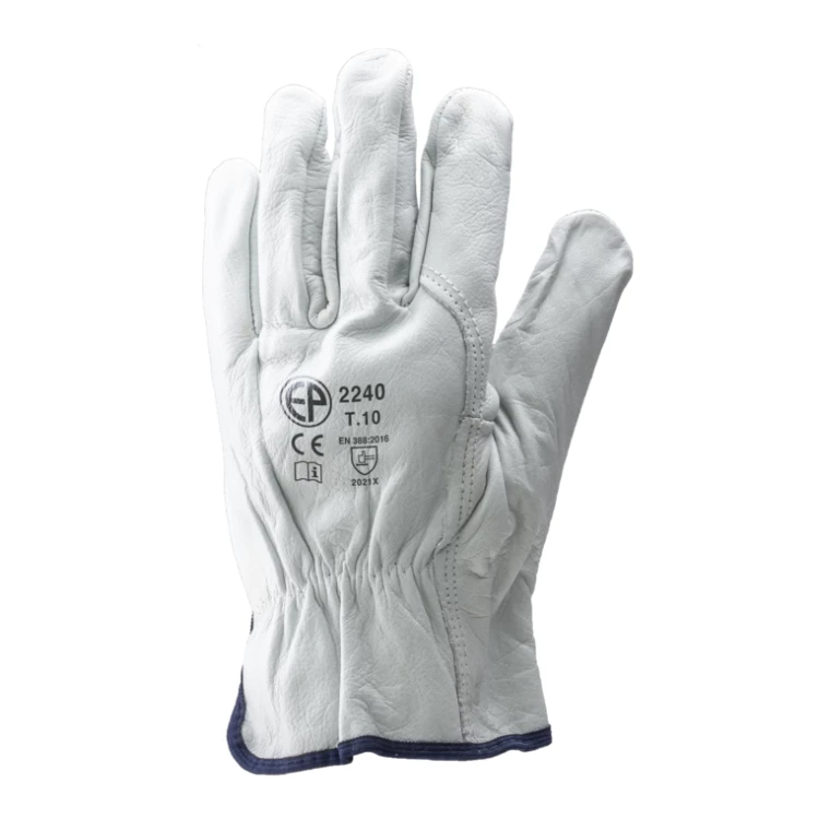 EUROSTRONG 2240 Driver gloves buffalo grain leather, S.