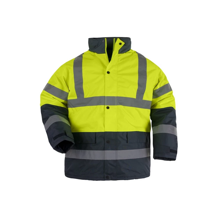 Parka ROADWAY hiviz yellow/navy