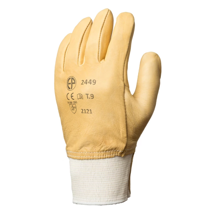 EUROSTRONG 2450 gloves, water rep cow grain,*CAR*, S.