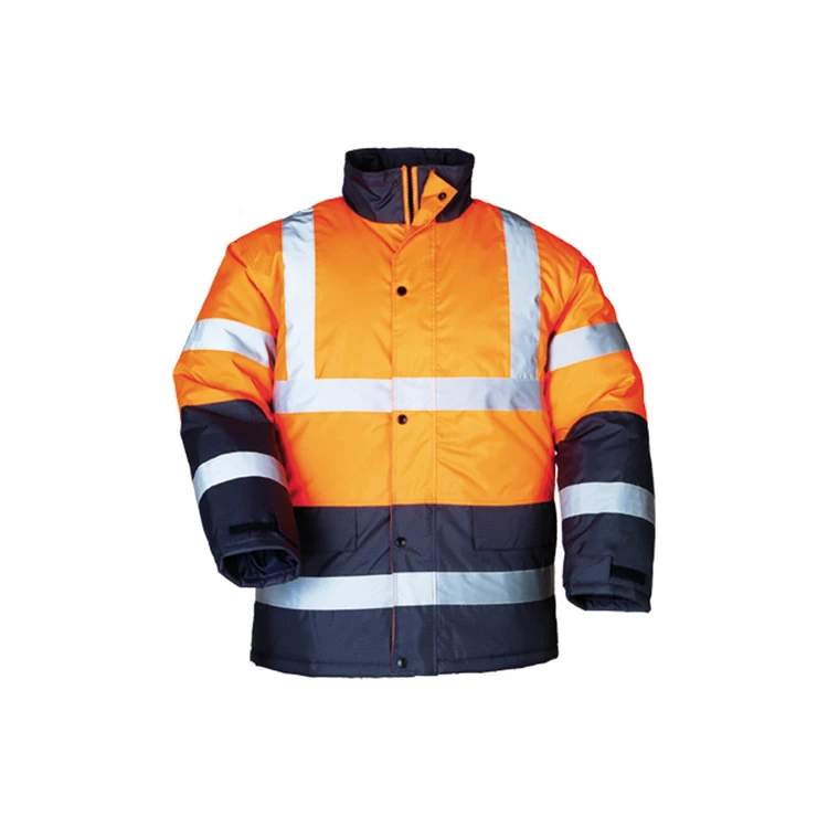 Parka ROADWAY hiviz orange/navy