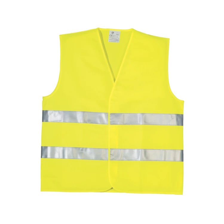 HiViz Waistcaot Yellow double band