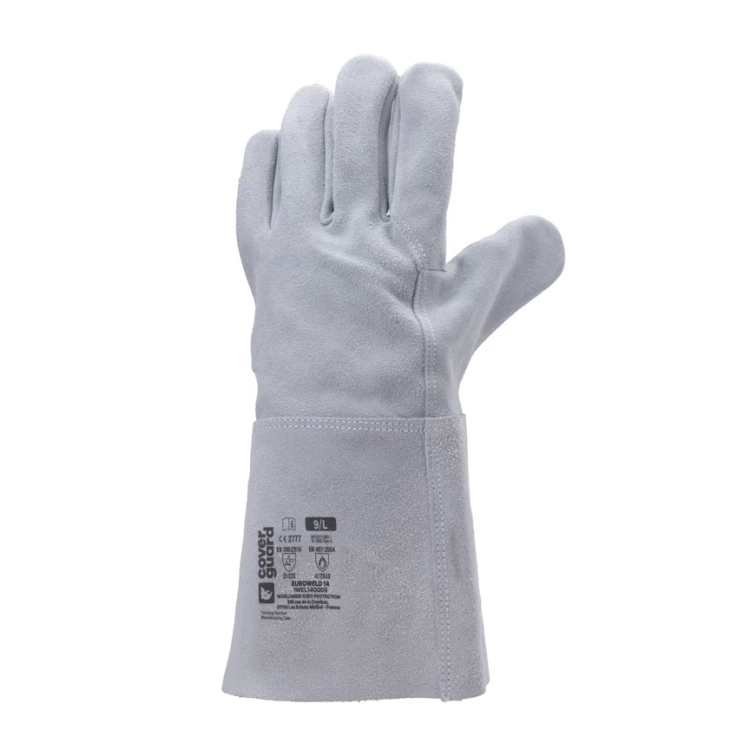 EUROWELD 140 TIG cow gloves, cow split leather,30cm, S.